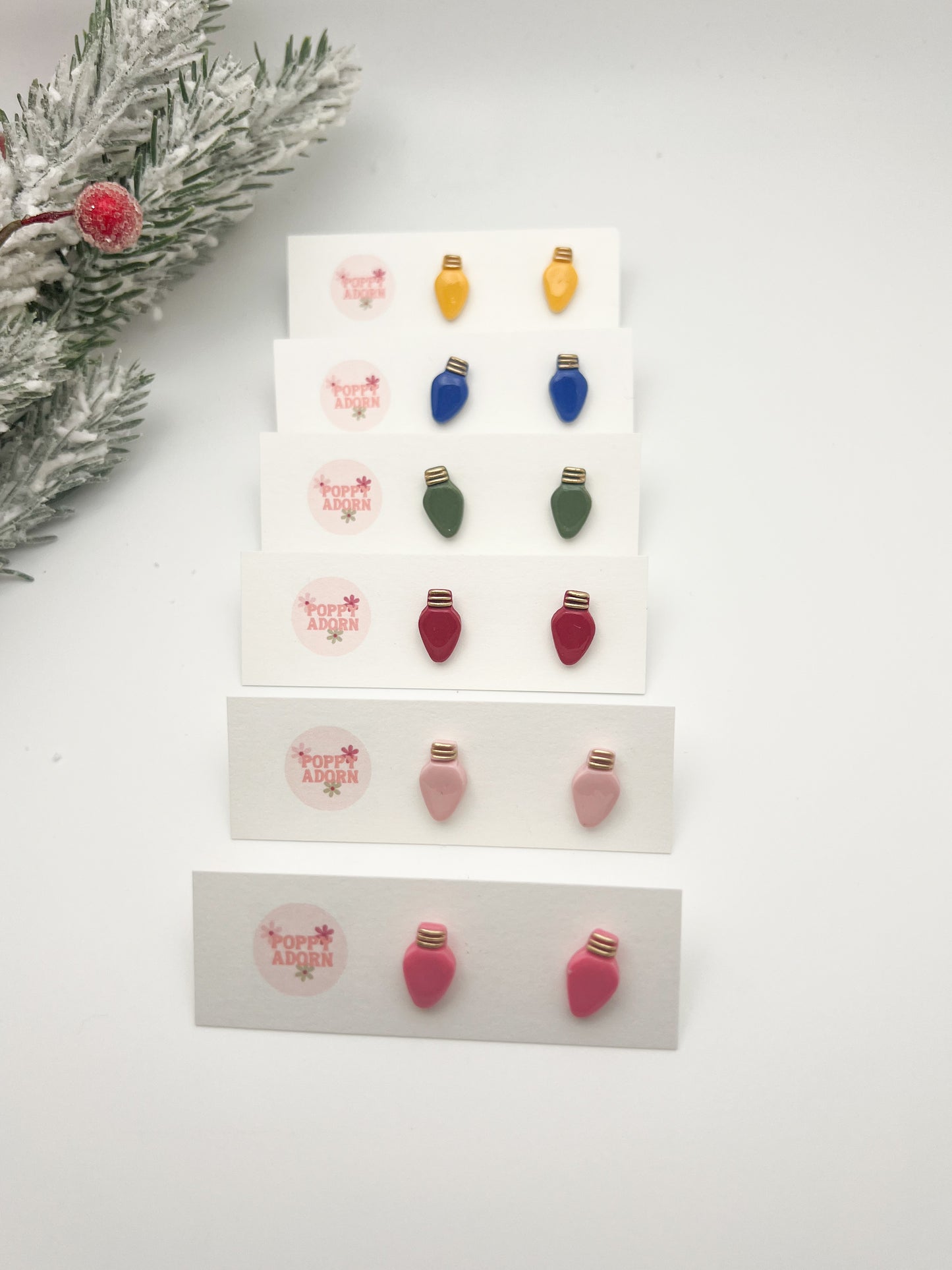 Christmas light studs