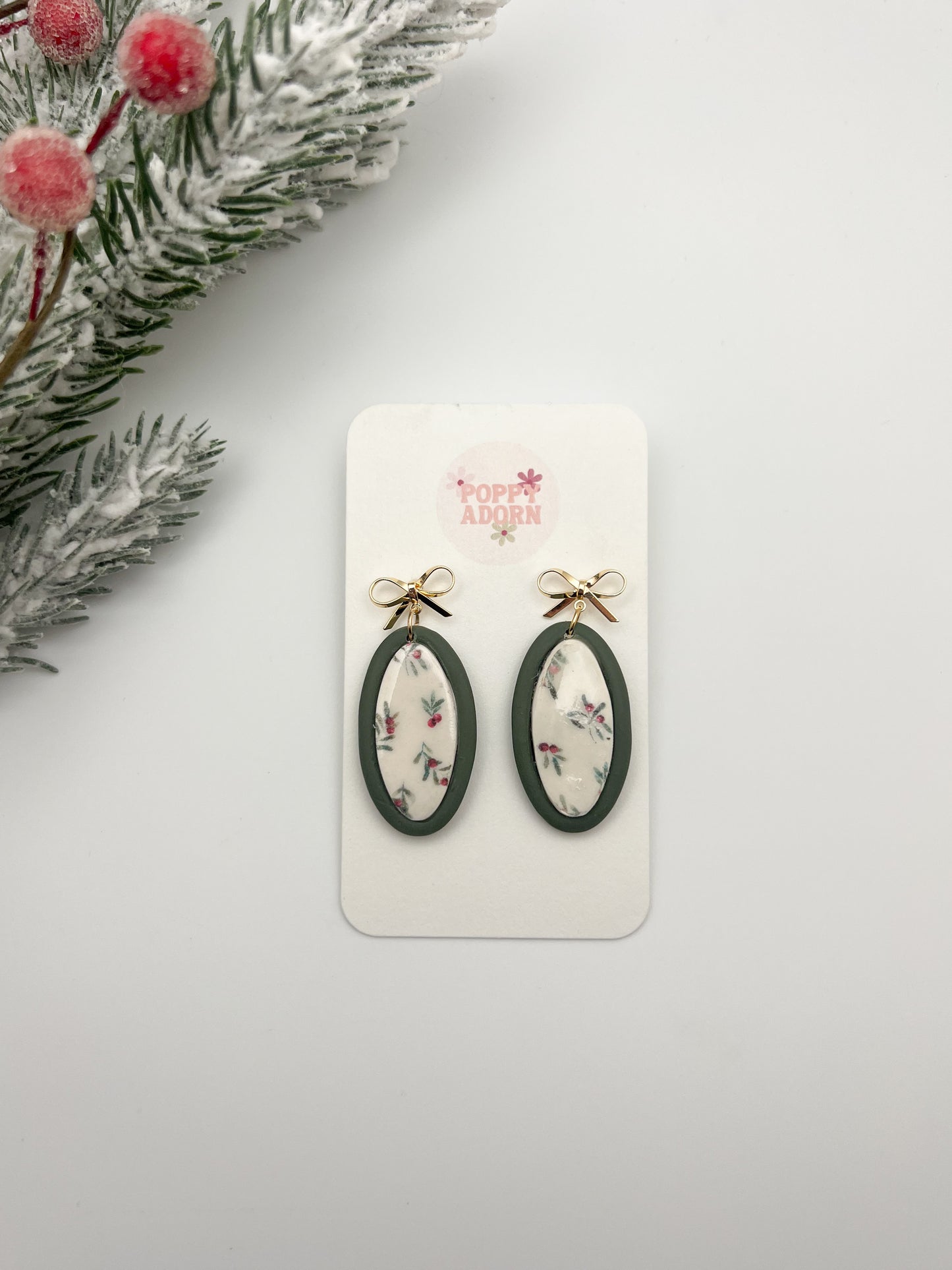 Vintage mistletoe dangle